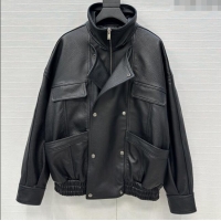 Good Product Saint Laurent Sheepskin Jacket SLP92504 Black 2025