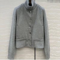 Super Quality Loro Piana LP Wool Cashmerer Blend Jacket 0812 Grey 2025