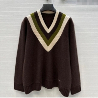 Classic Specials Valentino V Cashmere Sweater 1014 Brown 2025