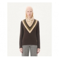 Classic Specials Valentino V Cashmere Sweater 1014 Brown 2025