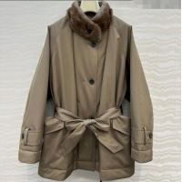 Shop Discount The Row Down Jacket TR110675 Grey 2025