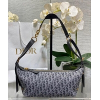 Well Crafted Dior Small D-Journey Hobo Bag in Grey Denim Oblique Jacquard S2866 2025