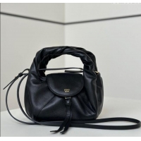 Free Shipping Discount Fendi Spy Mini Bag in Leather 80888 Black 2025
