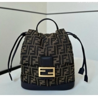 Traditional Specials Fendi Backpack Bag in FF Jacquard Fabric 8689 Brown 2025