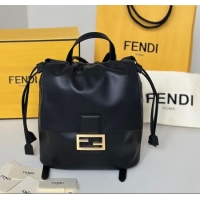 Original Cheap Fendi Backpack Bag in Leather 8689 Black 2025