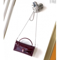 Best Grade Bvlgari Serpenti Serpenti Forever Phone Case in Calfskin Leather 294894 Burgundy 2025