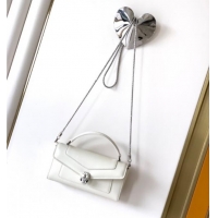 Most Popular Bvlgari Serpenti Serpenti Forever Phone Case in Calfskin Leather 294894 White 2025