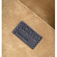 Modern Classic Loewe Medium Pebble messenger bag in smooth calfskin 9094 Grey 2025