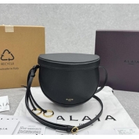 New Design Alaia Hip Belt Bag in Calfskin Leather 4495 Black 2025