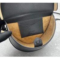 New Design Alaia Hip Belt Bag in Calfskin Leather 4495 Black 2025