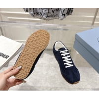 Pretty Style Prada Suede Sneakers Blue 2025 1E152O 1027109