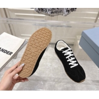 Durable Prada Suede Sneakers Black 2025 1E152O 1027111