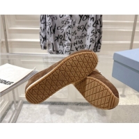 Sumptuous Prada Suede Sneakers Brown 2025 1E152O 1027112