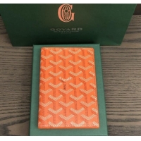 Top Design Goyard Grenelle Passport Cover G8502 Orange 2025