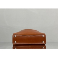 Well Crafted Balenciaga Rodeo Small Handbag in smooth calfskin And aged-silver hardware 78972 tan brown 2025