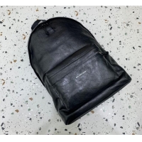 New Fashion Balenciaga Calfskin Leather Backpack Bag 1120 Black 2025