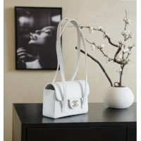 Good Taste Chanel Calfskin Leather Hobo Bag CH112703 White 2025