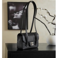 Traditional Discount Chanel Calfskin Leather Hobo Bag CH112703 Black 2025