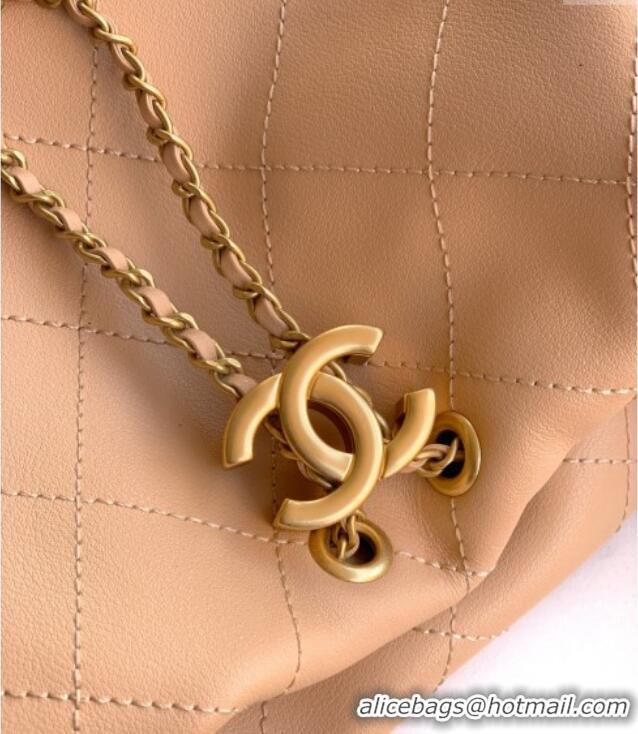 Reasonable Price Chanel Calfskin Leather Hobo Handbag AS5976 Khaki 2025