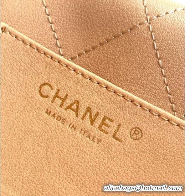 Reasonable Price Chanel Calfskin Leather Hobo Handbag AS5976 Khaki 2025