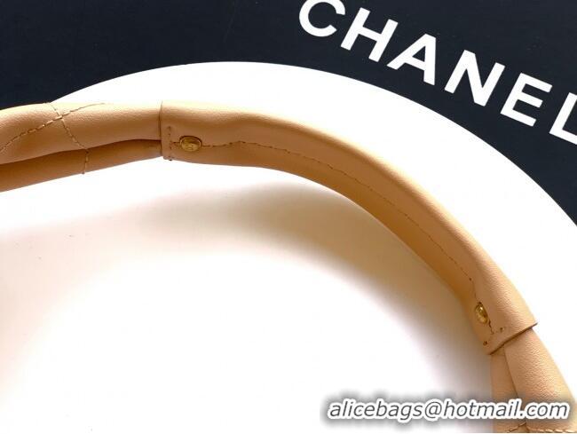 Best Price Chanel Calfskin Leather Large Hobo Handbag AS5967 Khaki 2025