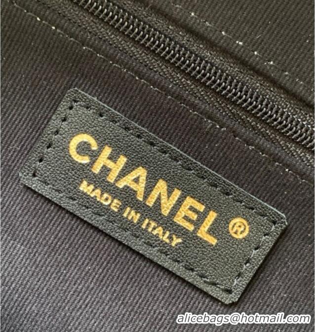 Top Grade Chanel Calfskin Leather Backpack Bag AS5793 Black 2025