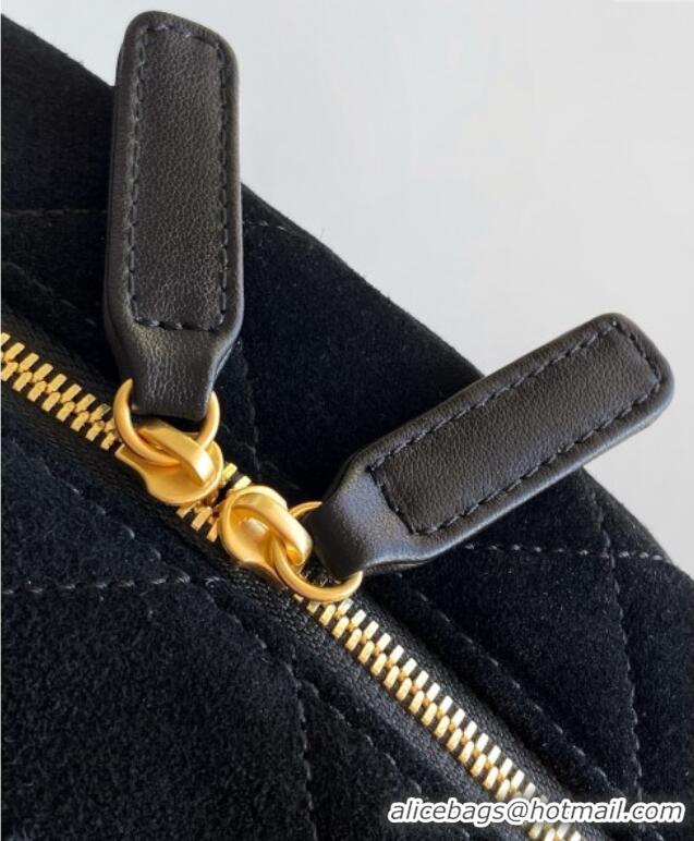 Buy New Cheap Chanel Suede Backpack Bag AS5793 Black 2025