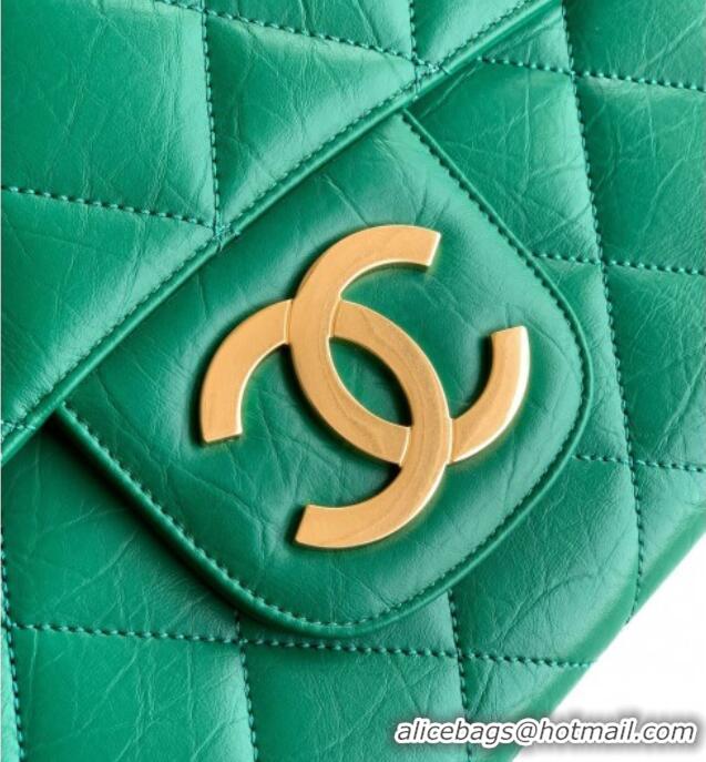Traditional Specials Chanel Calfskin Leather Large Clutch AP4944 Green 2025