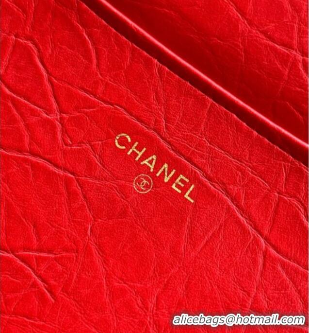 Traditional Discount Chanel Calfskin Leather Large Clutch AP4944 Red 2025