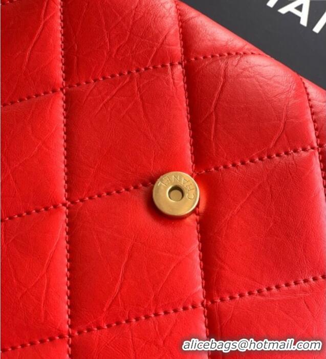 Traditional Discount Chanel Calfskin Leather Large Clutch AP4944 Red 2025
