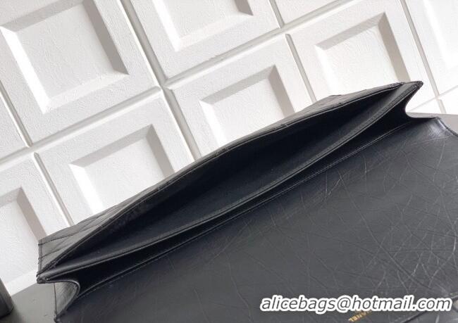 Buy Discount Chanel Calfskin Leather Large Clutch AP4944 Black 2025