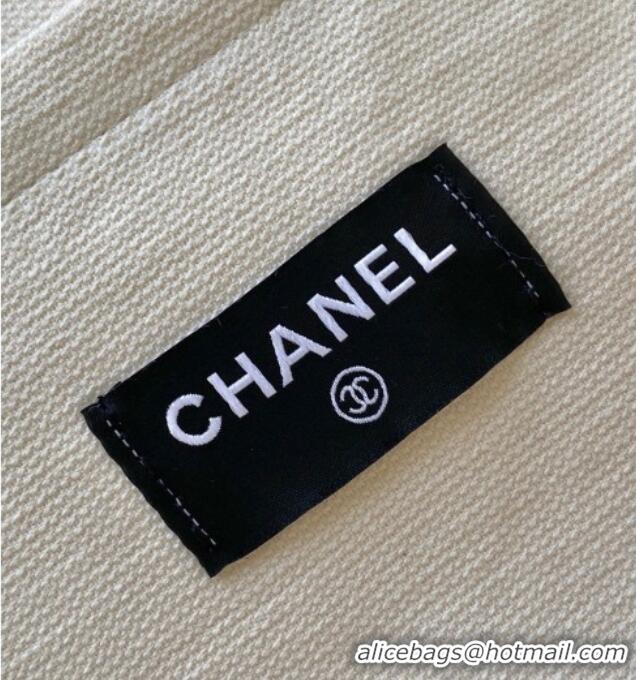 Famous Brand Chanel Coco Beach Bag A7567 White 2025