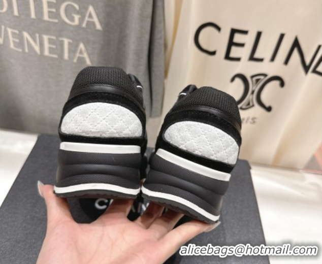 Buy Luxury Chanel Suede and Mesh Sneakers Black 2025 G46872 1031137