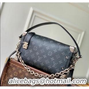 Promotional Louis Vuitton Side Trunk MM East West Bag in Black Monogram Eclipse Canvas M26226 2025