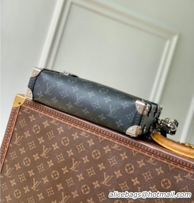Promotional Louis Vuitton Side Trunk MM East West Bag in Black Monogram Eclipse Canvas M26226 2025