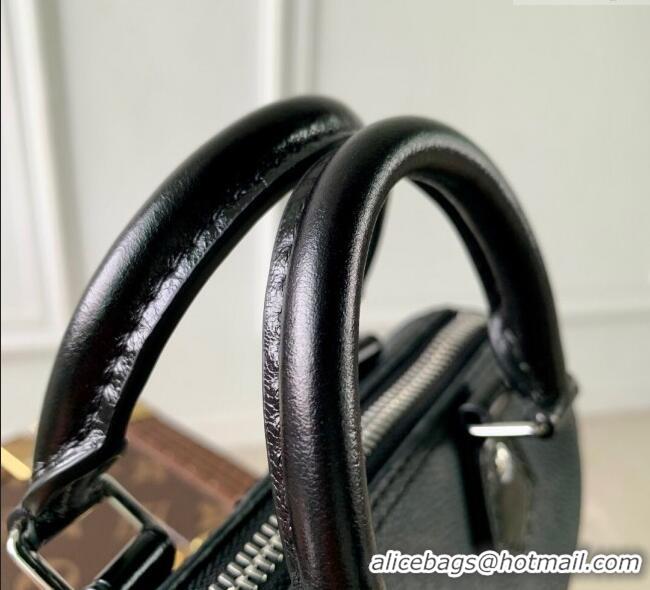 Buy Discount Louis Vuitton Nano Speedy Bag in Black Monogram Eclipse Canvas M26573 2025