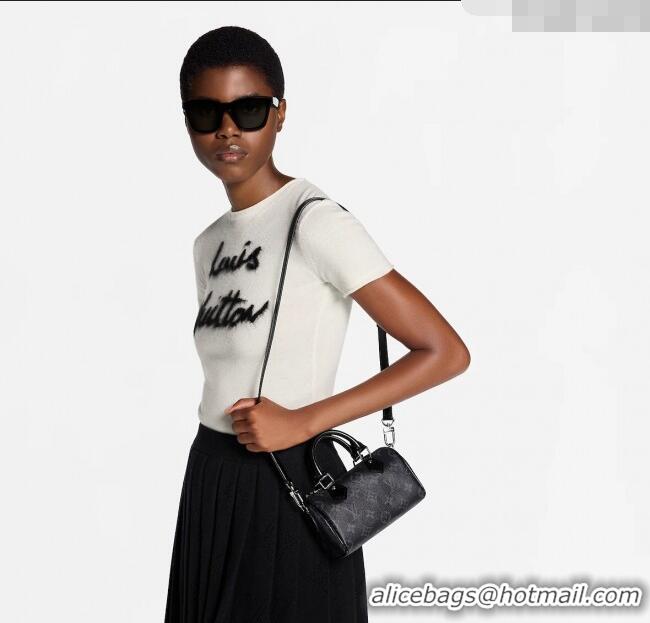 Buy Discount Louis Vuitton Nano Speedy Bag in Black Monogram Eclipse Canvas M26573 2025
