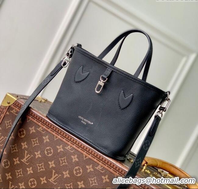 Good Taste Louis Vuitton Neverfull Inside Out BB Tote Bag M12099 Black Leather/Monogram Eclipse Canvas 2025