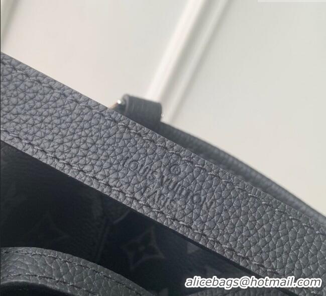 Good Taste Louis Vuitton Neverfull Inside Out BB Tote Bag M12099 Black Leather/Monogram Eclipse Canvas 2025