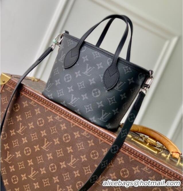 Good Taste Louis Vuitton Neverfull Inside Out BB Tote Bag M12099 Black Leather/Monogram Eclipse Canvas 2025