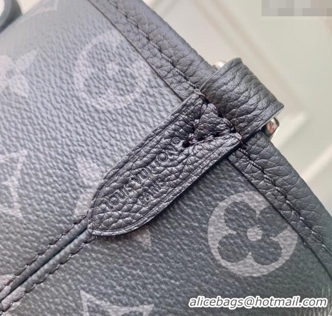 Good Taste Louis Vuitton Neverfull Inside Out BB Tote Bag M12099 Black Leather/Monogram Eclipse Canvas 2025