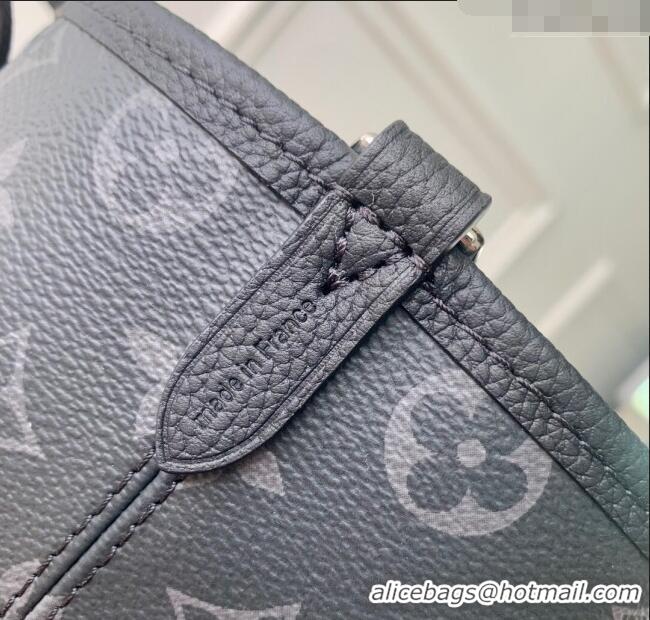 Good Taste Louis Vuitton Neverfull Inside Out BB Tote Bag M12099 Black Leather/Monogram Eclipse Canvas 2025