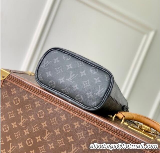 Good Taste Louis Vuitton Neverfull Inside Out BB Tote Bag M12099 Black Leather/Monogram Eclipse Canvas 2025