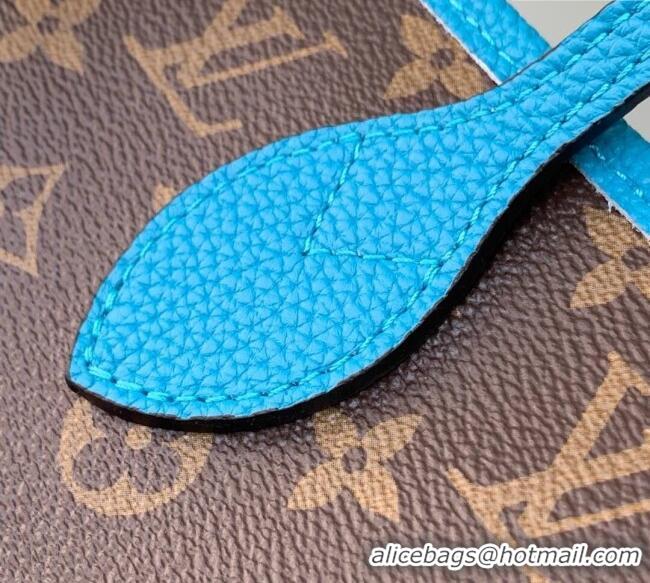 Top Design Louis Vuitton Neverfull Bandoulière Inside Out MM Tote bag Monogram Canvas/Gaston Blue Textile M13753 2025