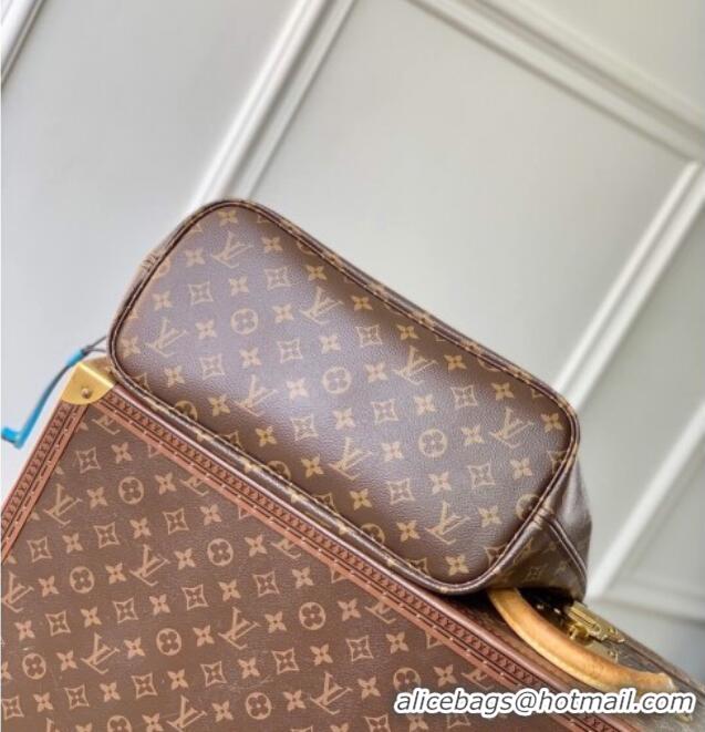 Top Design Louis Vuitton Neverfull Bandoulière Inside Out MM Tote bag Monogram Canvas/Gaston Blue Textile M13753 2025