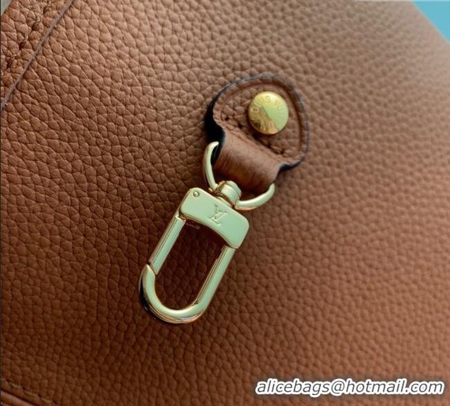 New Fashion Louis Vuitton Neverfull Bandouliere Inside Out MM Tote bag Monogram Canvas/Tan Brown Leather M12061 2025