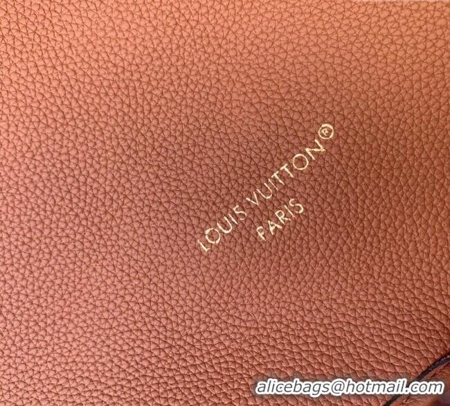 New Fashion Louis Vuitton Neverfull Bandouliere Inside Out MM Tote bag Monogram Canvas/Tan Brown Leather M12061 2025