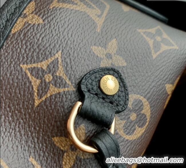 Shop Discount Louis Vuitton Neverfull Bandoulière Inside Out MM Tote bag Monogram Canvas/Black Leather M14994 2025