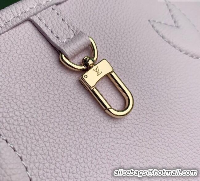 Best Quality Louis Vuitton Neverfull Inside Out BB Tote Bag in Misty Lilac Purple Leather/Monogram Canvas M25656 2025