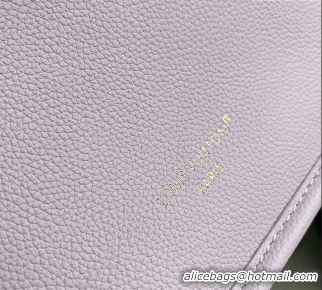 Best Quality Louis Vuitton Neverfull Inside Out BB Tote Bag in Misty Lilac Purple Leather/Monogram Canvas M25656 2025